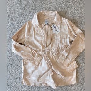 Plush apparel pajama lounge wear